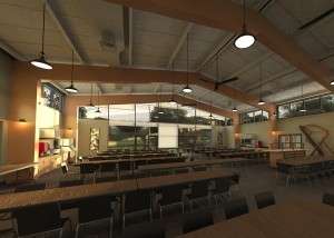 Dining hall at Cedar Lakes State Park