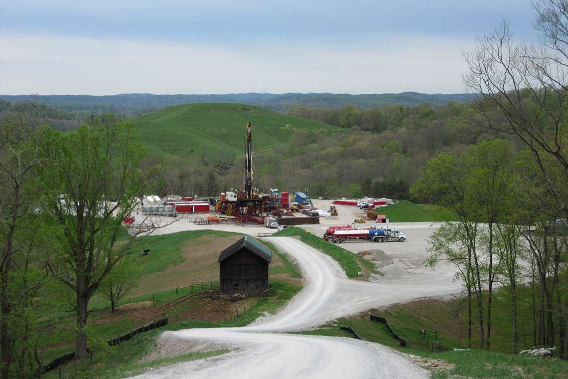 Stewart Windland Drilling Pad, Tyler County W.Va.