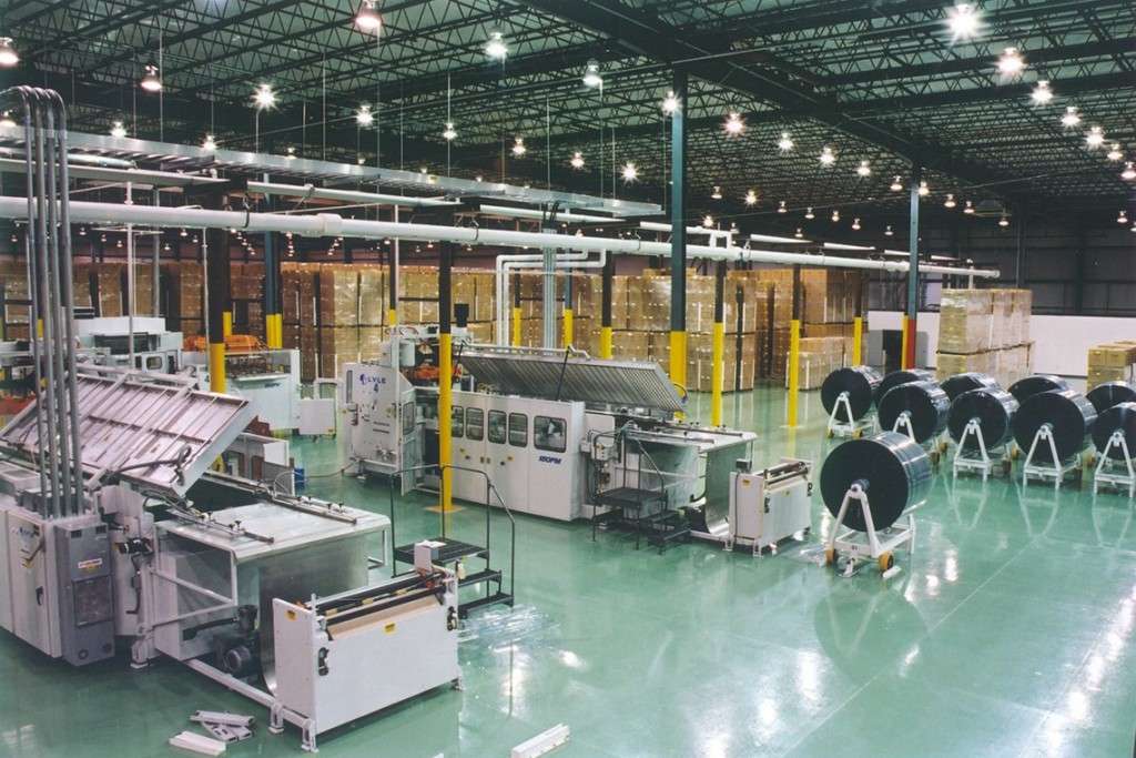 manufacturing plant showing large floor design
