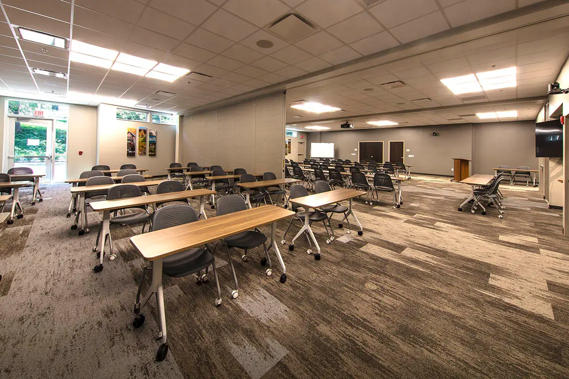 One of the classrooms at the Center for Learning and Research.