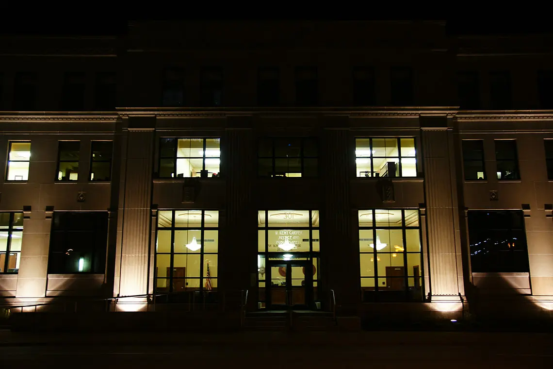 Exterior view of the Kanawha County Sheriff's office.