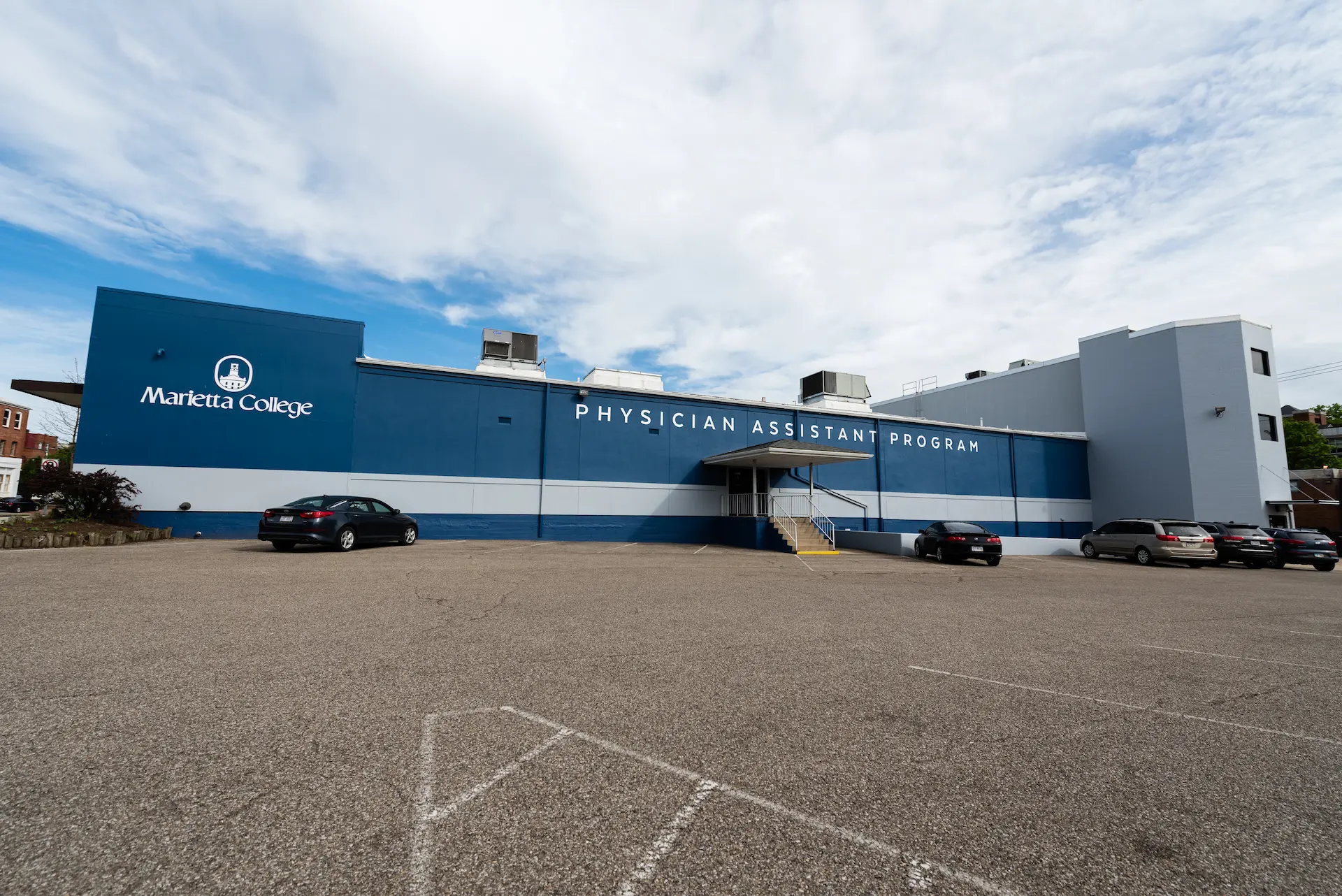 Exterior of the new physician's assistant building