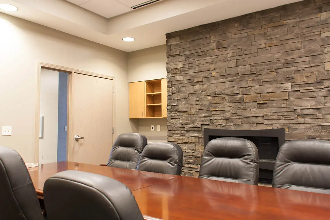 Office space and conference rooms are part of Mountain River Physical Therapy.