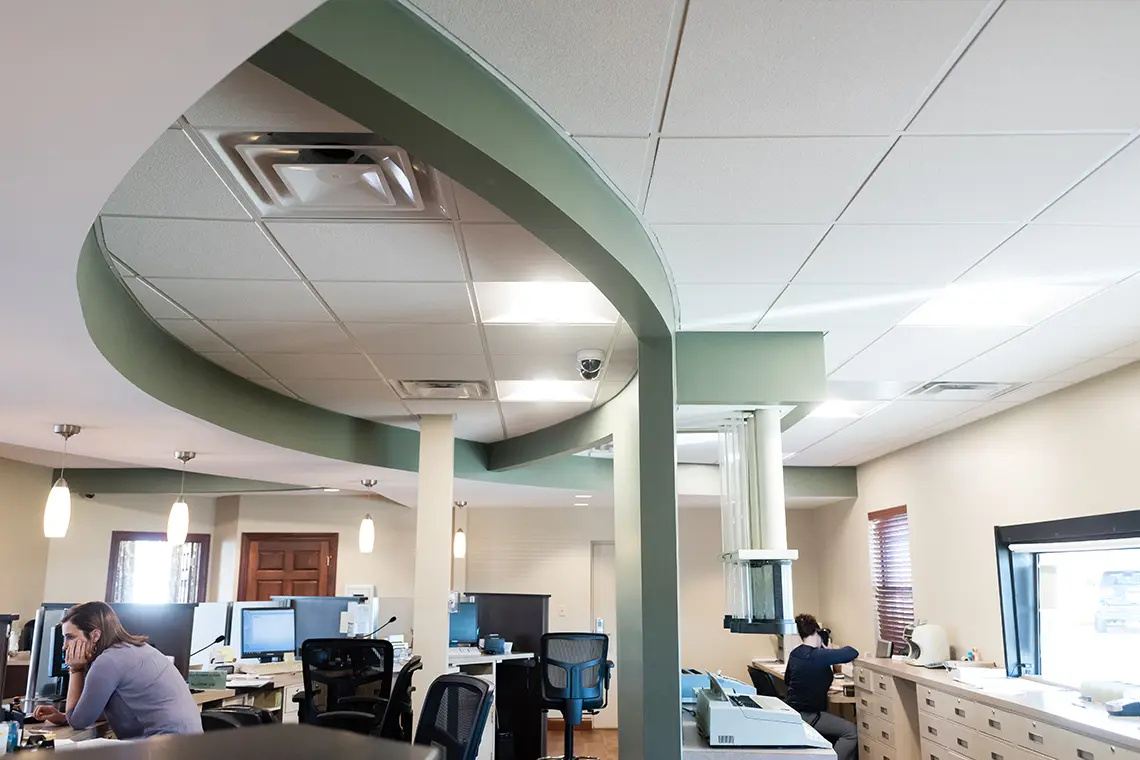 Upgrades to the ceiling and security systems