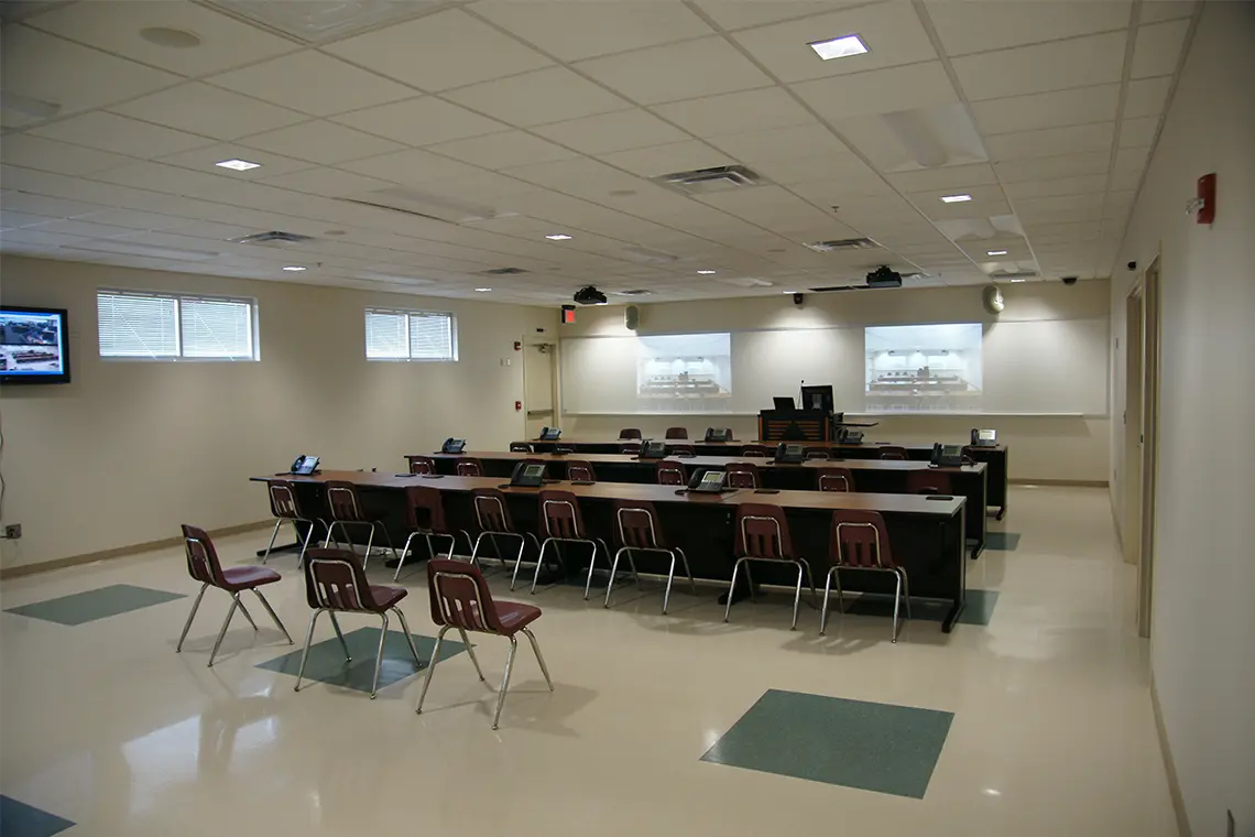 Training room for the Putnam County EMS Command Center.