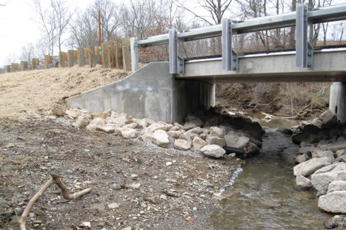 Erosion control and substructure stabilization.